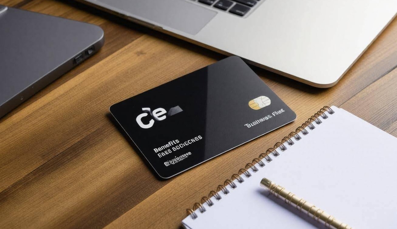 Fleet card savings with real-time fuel expense tracking for company vehicles