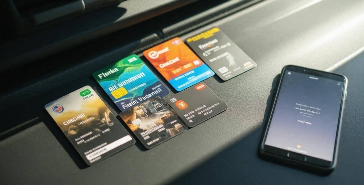 Fleet card virtual payment dashboard enabling cost control and real-time fuel trackin
