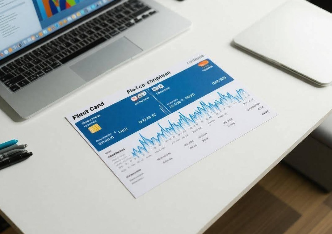 Infographic showing how fleet cards reduce operational costs