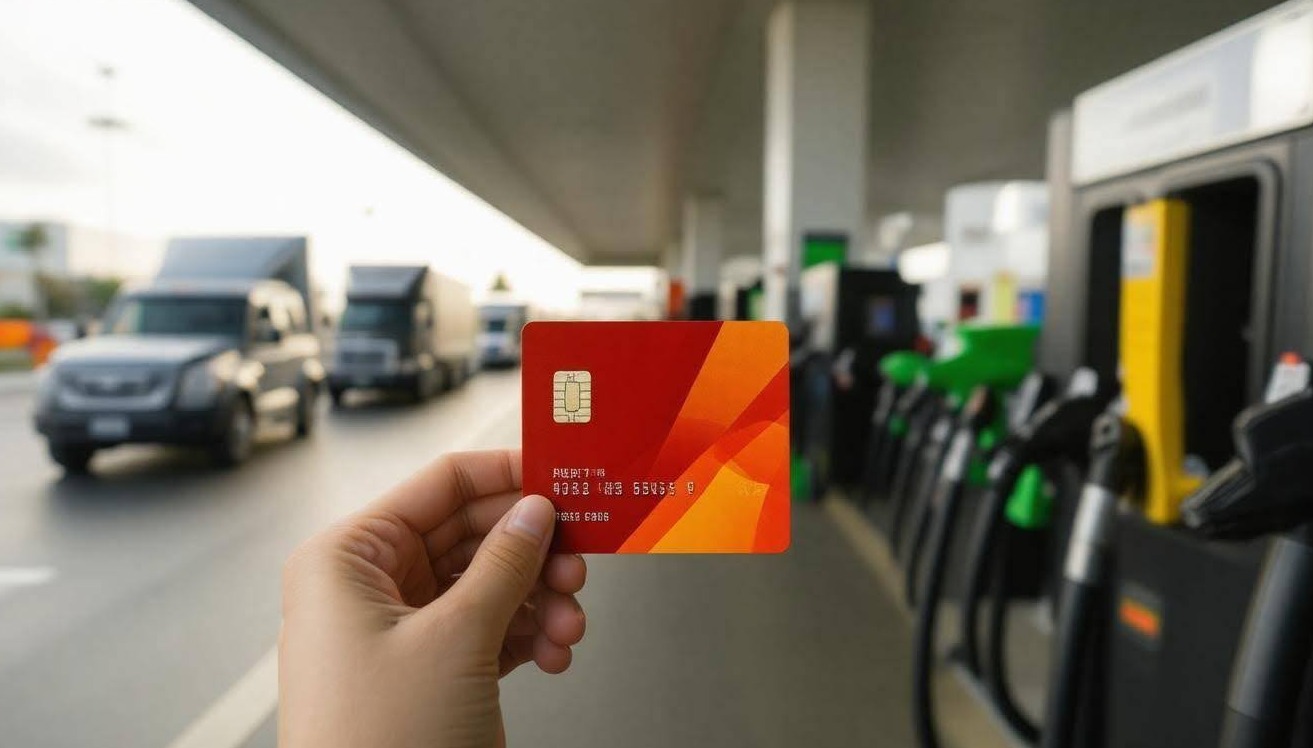 Fleet card savings chart showing annual fuel cost reductions by provider