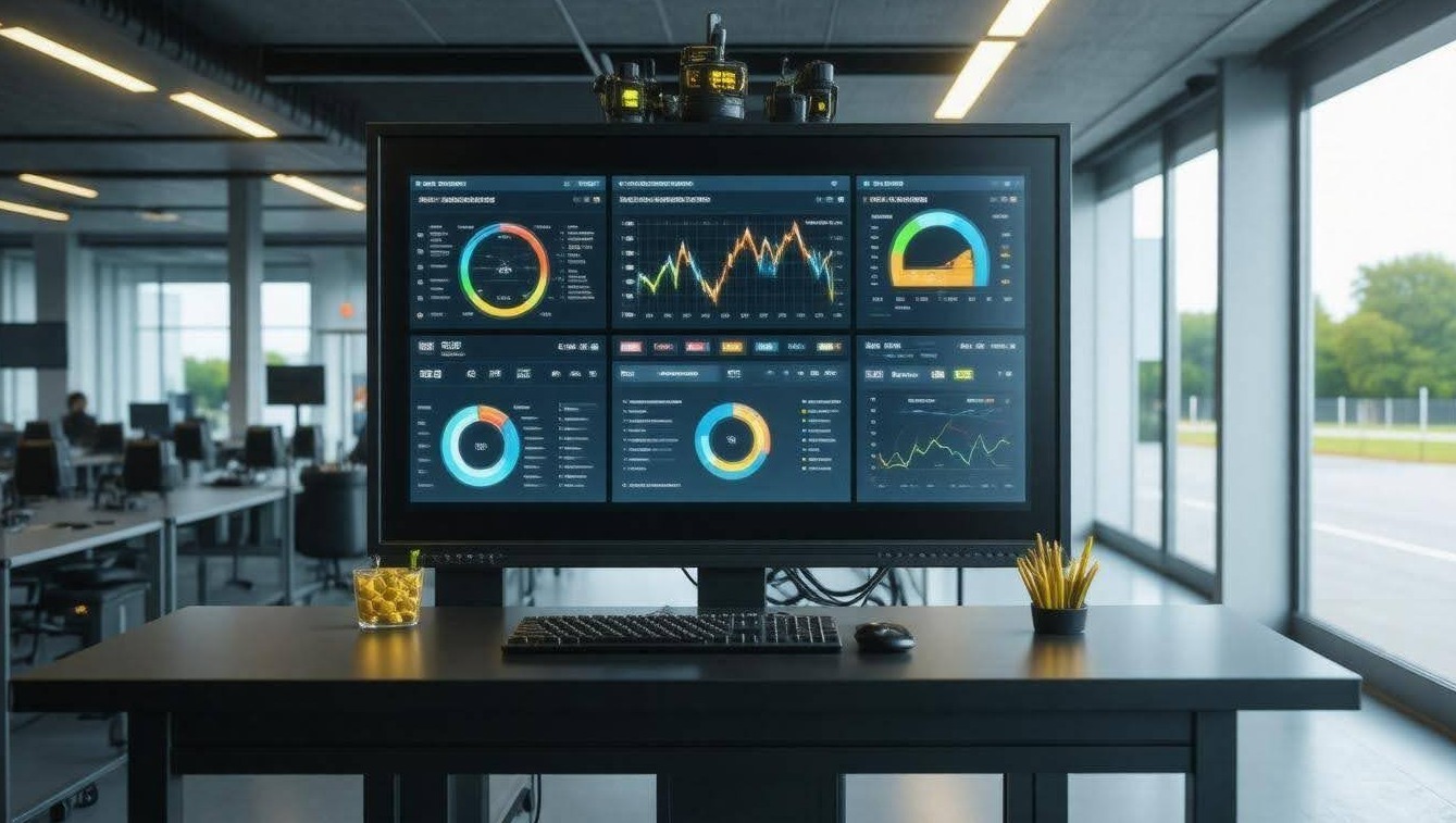 Fleet Fuel Management dashboard with real-time fuel consumption data