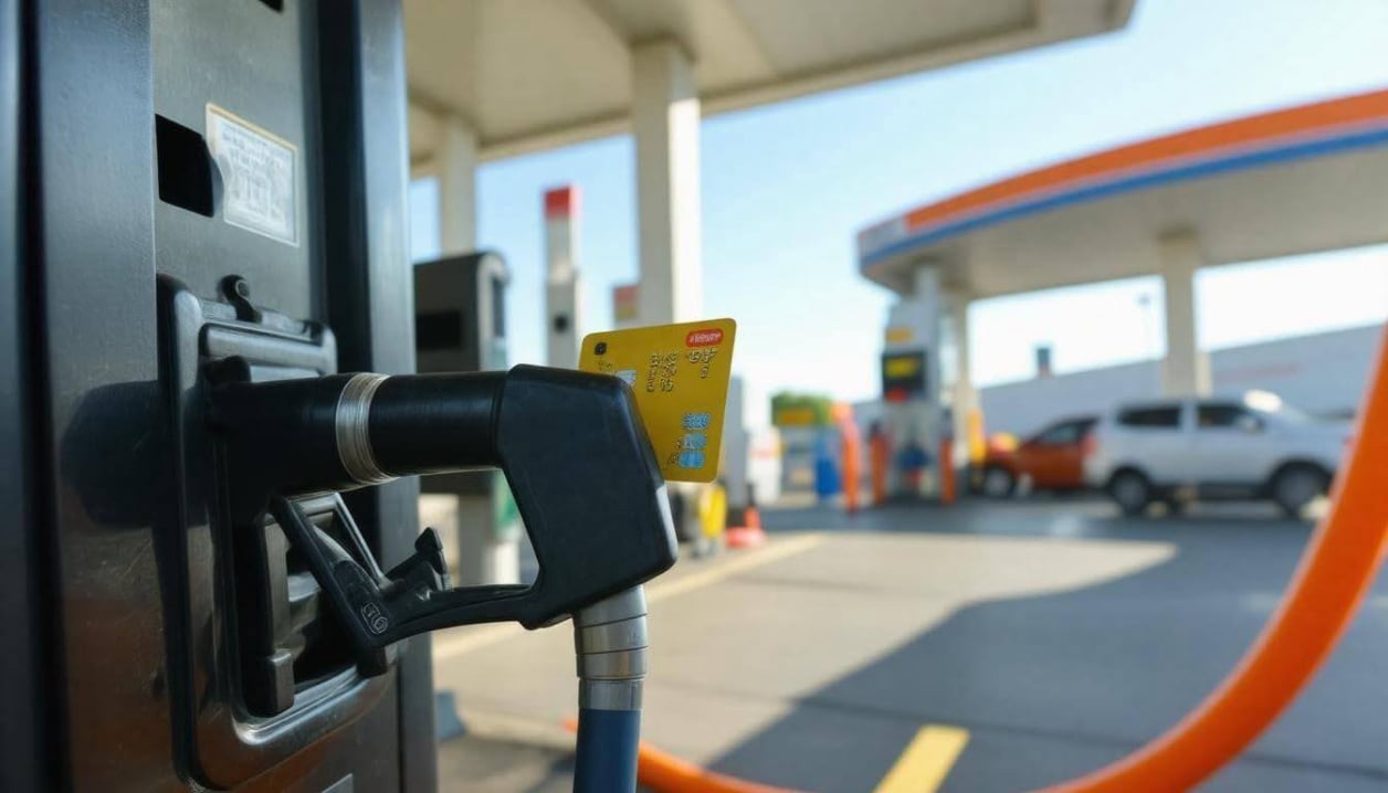 Fuel cards used by fleet drivers to manage gasoline and diesel expenses